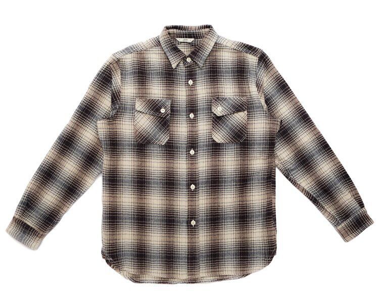 Flannel button-down shirt